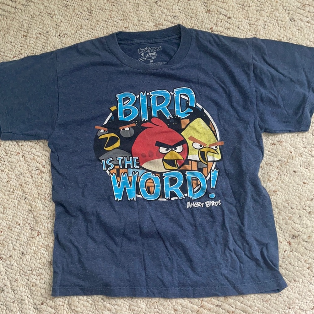 Kids angry birds t-shirt